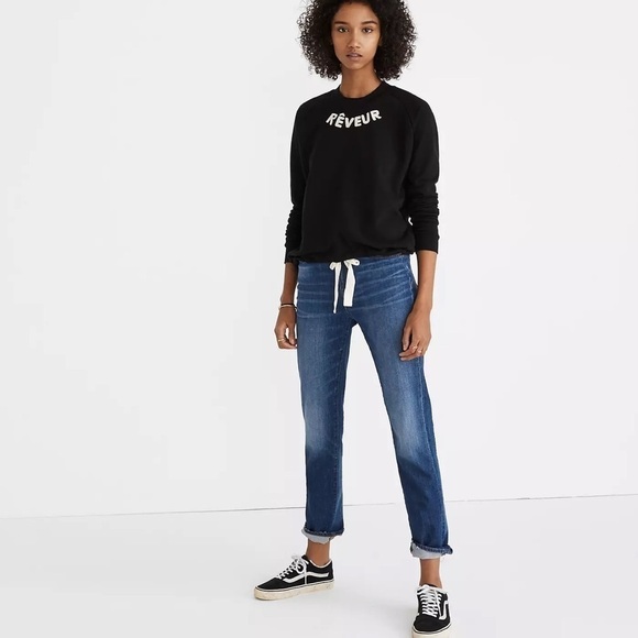 Madewell Reveur Drawstring Oversized Sweatshirt size XXS - Picture 13 of 13